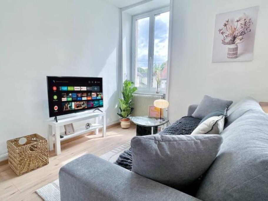 מולהאוס 1 Appartement 3P Ideal Famille Travail Renove Lumineux Parking Gratuit מראה חיצוני תמונה